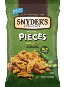 Snyder's of Hanover Jalapeno Flavored Pretzel Pieces, 11.25 oz. Bags