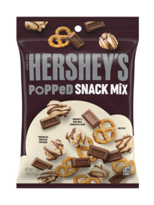 Snacks: Hershey's, Popped Popcorn and Milk Chocolate Snack Mix, 4 oz