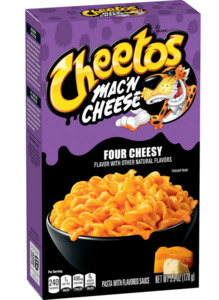 Cheetos Mac' n Cheese Pasta with Flavored Sauce Four Cheesy, 5.9 oz