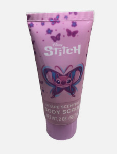 Bath Time Fun: Disney Stitch Grape Scented Body Scrub 2oz