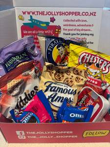 Frontpage: Jolly Shopper USA Snack Box