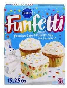 Pillsbury Funfetti Premium Cake & Cupcake Mix - 15.25oz