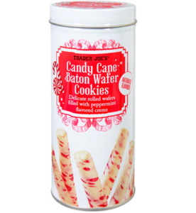 Christmas In Stock 1: Trader Joe's Candy Cane Baton Wafer Cookies