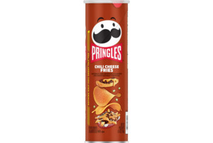 Snacks: Pringles Chili Cheese Fries Potato Crisps Chips, Lunch Snacks, 5.5 oz Canister
