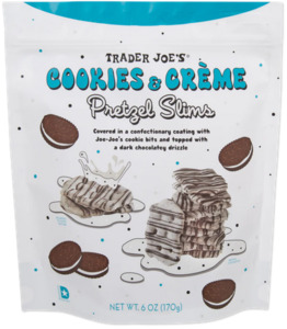 Snacks: Trader Joe's Cookies & Crème Pretzel Slims
