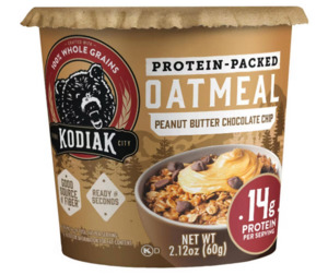 Snacks: Kodiak Cakes Protein-Packed Single-Serve Oatmeal Cup Peanut Butter Chocolate Chip - 2.12oz