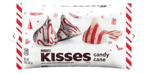 Hershey's Kisses Candy Cane Flavored Christmas Candy 9oz