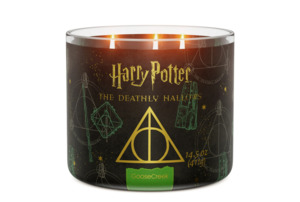 Goose Creek Harry Potter Deathly Hallows 3-wick Ancient Cedar, Forest Pine, Euca&hellip;