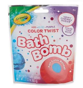 Bath Time Fun: Very Cherry Color-Twist Bath Bomb, 2.12 Oz