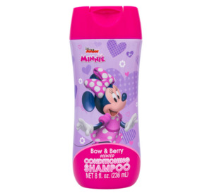 Kids Beauty: Disney Junior Minnie 3 In 1 Body Wash Shampoo & Conditioner - 8oz - Bow & Berry Scented
