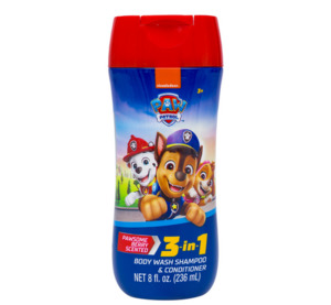 Kids Beauty: Paw Patrol 3-in-1 Body Wash Shampoo & Conditioner, 8oz, Pawsome Berry Scented