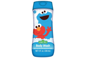 Kids Beauty: Sesame Street 8oz Body Wash in a Bottle Parabens Free, Non Toxic