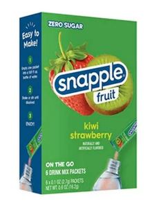 Clearance: Snapple Kiwi Strawberry Powdered Drink Mix 6ct