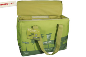 Starbucks In Stock: Trader Joe's Olive Green Large Reusable Insulated Bag