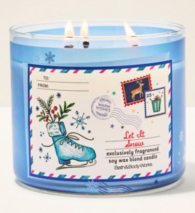 Three Wick Candle: Let it Snow  3-Wick Candle