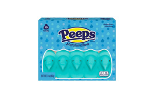 Easter: Peeps Blue Marshmallow Chicks, Easter Candy, - 10 Count