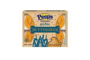 PEEPS, HARRY POTTER Butterbeer Flavored Marshmallow Chicks, Easter Candy 10ct