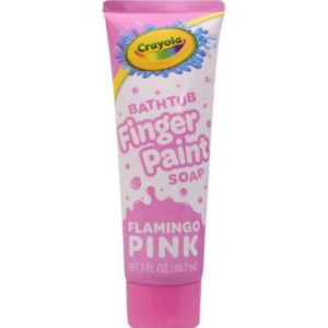 Crayola Flamingo Pink Bathtub Finger Paint Soap