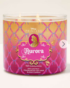 Three Wick Candle: Disney Princess Aurora 3-Wick Candle