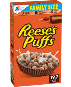 Pantry: General Mills Family Size Reeses Puffs Cereal - 19.7oz