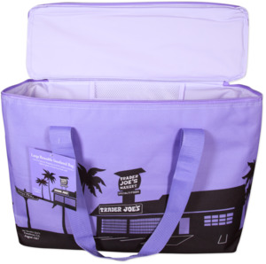 Trader Joe's Large Reusable Insulated Bag - Lavender