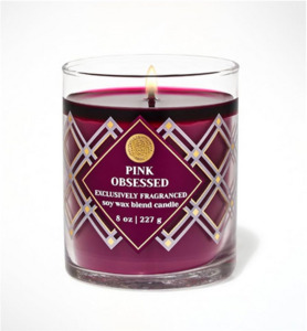 Three Wick Candle: Pink Obsessed Single Wick Candle