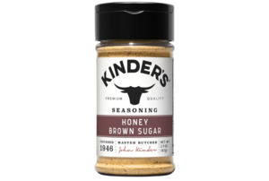 Spices: Kinder's Honey Brown Sugar Seasoning Blend with Sea Salt and Spices, 2.9 oz