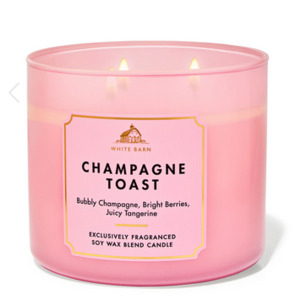 Three Wick Candle: White Barn Champagne Toast  3-Wick Candle