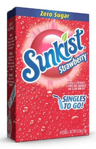 Grocery: Sunkist Singles To Go! Strawberry Drink Sticks