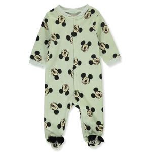 Kids Clothing In Stock: Mickey Mouse Baby Boys' Thermal Footed Coveralls