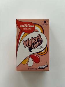 Drinks: Wyler's Light Sugar Free Peach Ring Drink Singles to go 8ct