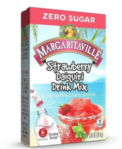 Drinks: Margaritaville Strawberry Daiquiri Singles To Go Drink Mix, 6 ct