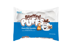 Snacks: Stuffed Puffs Chocolate Filled Vanilla Marshmallows, 8.6oz Bag