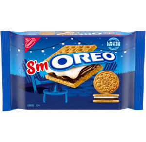Snacks: OREO S'mOREO Sandwich Cookies, Limited Edition, 10.68 oz
