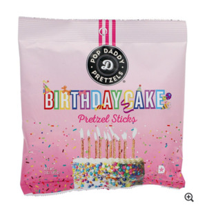 Snacks: Pop Daddy Pretzels Birthday Cake Pretzel Sticks 3oz