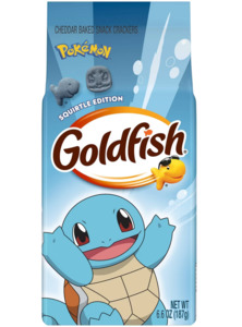 Snacks: Goldfish Limited Edition Squirtle Cheddar Crackers - 6.6oz