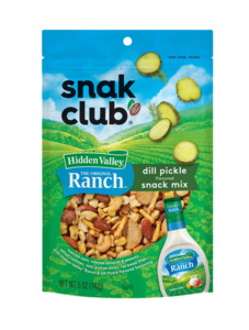 Snacks: Snak Club Hidden Valley Ranch Dill Pickle Snack Mix - 5oz
