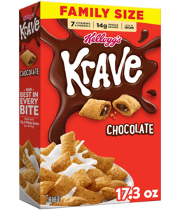 Pantry: Kellogg's Krave Breakfast Cereal - 17.3oz