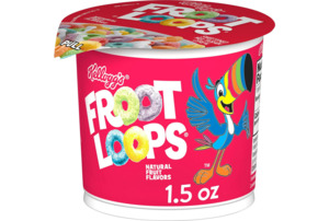 Kellogg's Froot Loops Cold Breakfast Cereal Cup, Fruit Flavored, Breakfast &hellip;