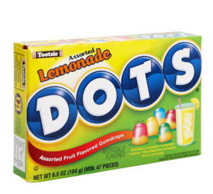 New In Stock: Dots Original Gumdrops, Assorted Lemonade