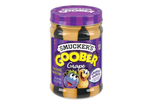 Smucker's Goober Peanut Butter and Grape Jelly Stripes - 18oz