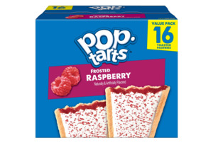 Pop-Tarts Frosted Raspberry Toaster Pastries, Breakfast Foods, Shelf-Stable, 27 &hellip;