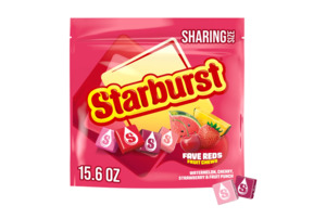 Starburst Fave Reds Fruit Chews Chewy Candy, Sharing Size - 15.6 oz Bag