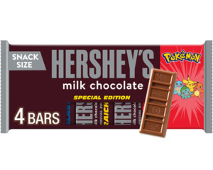 Hershey's Milk Chocolate Pokemon, Candy Bars, .45 oz (4 Count)