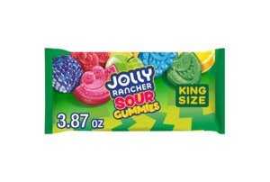 Candy: JOLLY RANCHER Gummies Sour Original Flavors King Size 3.87oz