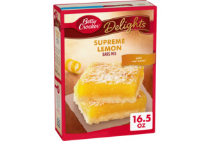 New In Stock: Betty Crocker Delights Supreme Lemon Bars Mix, 16.5 oz