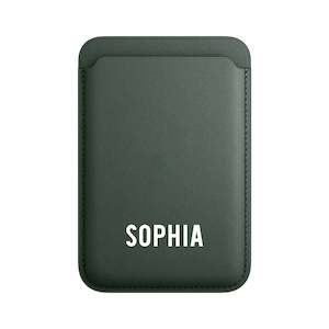 Iphone Recommend: Evergreen Leather Card Holder for iPhone MagSafe Compatible