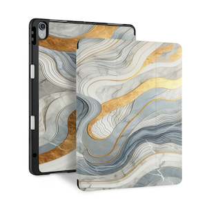 Ipad Pro M4: iPad Trifold Case - Marble