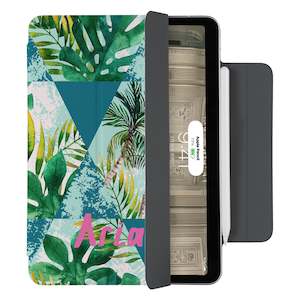 Ipad Slimfit Case: iPad SlimFit Case - Tropical Leaves