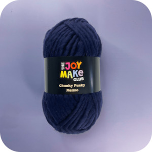 Yarns: Chunky Funky Merino - All Navy Baby